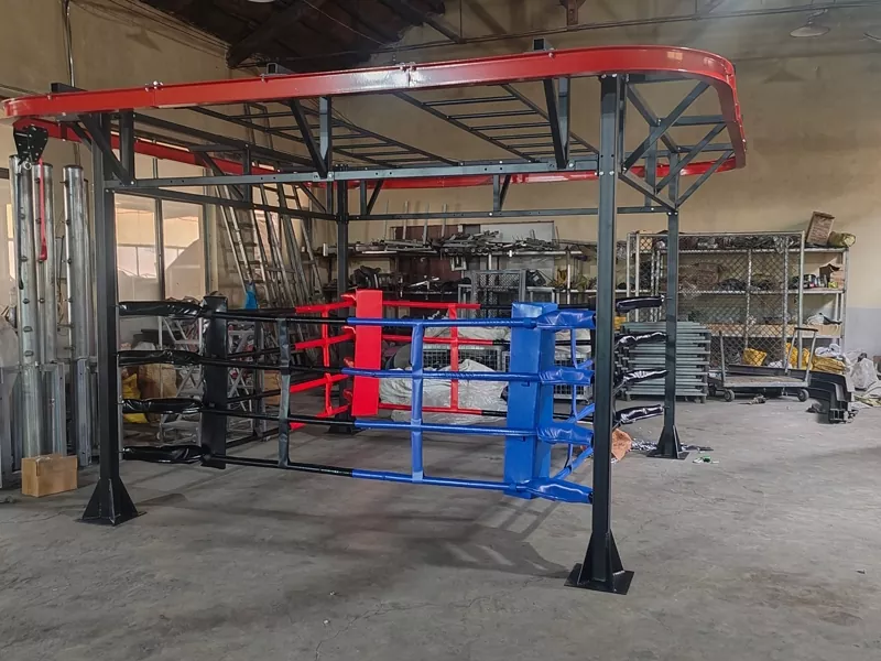 Pourquoi se contenter d’un ring de boxe standard alors que vous pouvez disposer d’un centre d’entraînement personnalisé tout-en-un ?