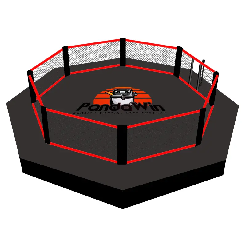 Comment une cage octogonale avec passerelle peut-elle transformer les sites de sports de combat professionnels